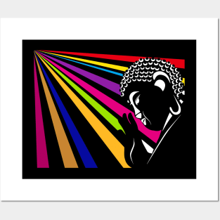 Rainbow Buddha Posters and Art